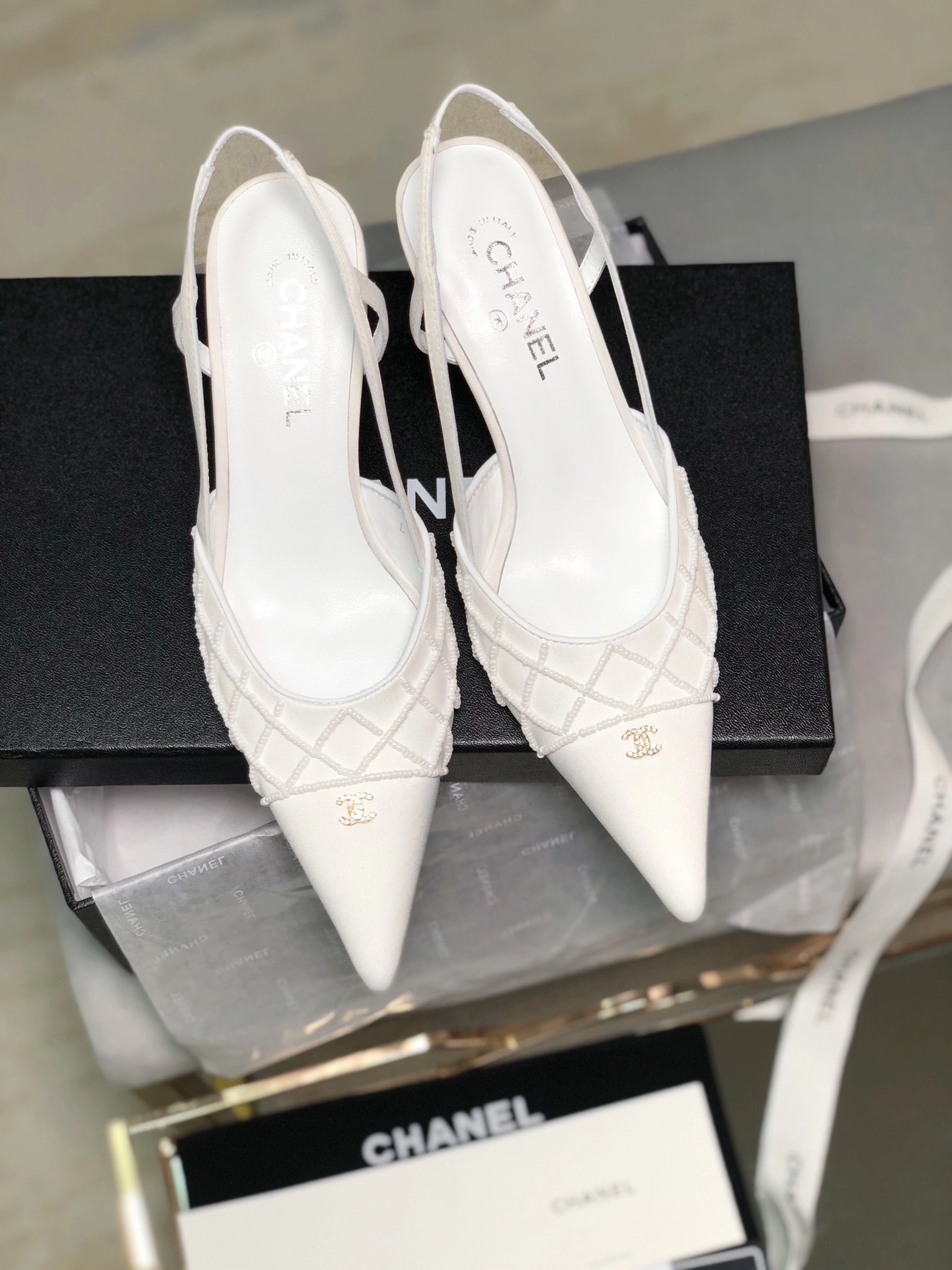 COCO-- 3h1958 real silk Heel height 6.5CM item:D-X158G0199F
